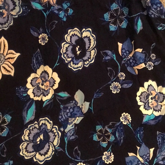 ECO FRIENDLY GAP Navy Blue Floral Dress - Picture 6 of 8